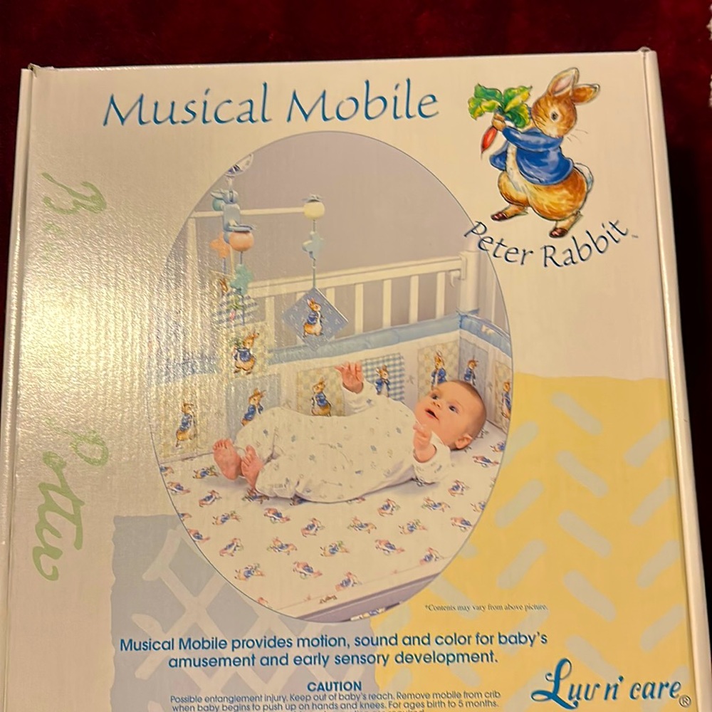 Musical mobile Peter rabbit